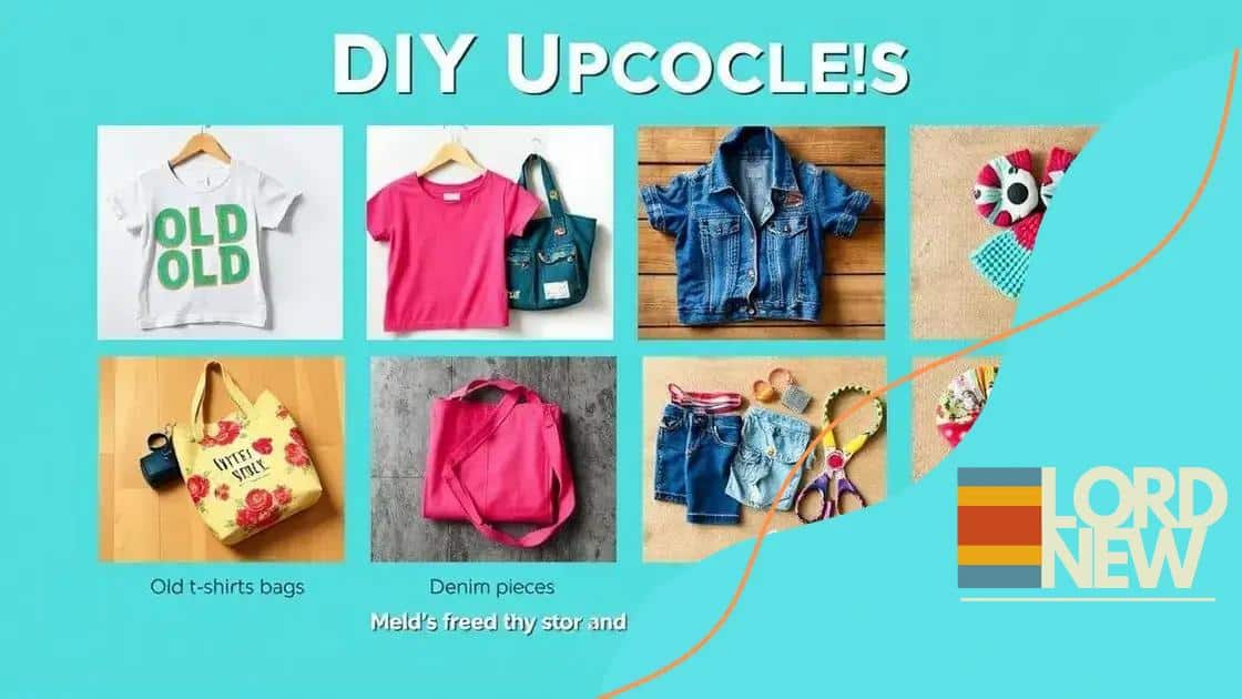 Creative ideas for DIY upcycling